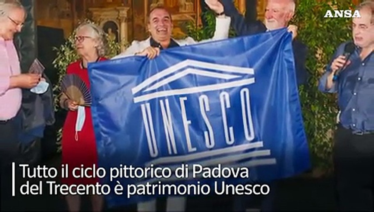 La pittura del '300 a Padova e' patrimonio Unesco