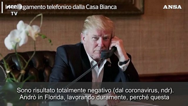 Coronavirus, Trump ribadisce: Sono totalmente negativo, pronto per la Florida