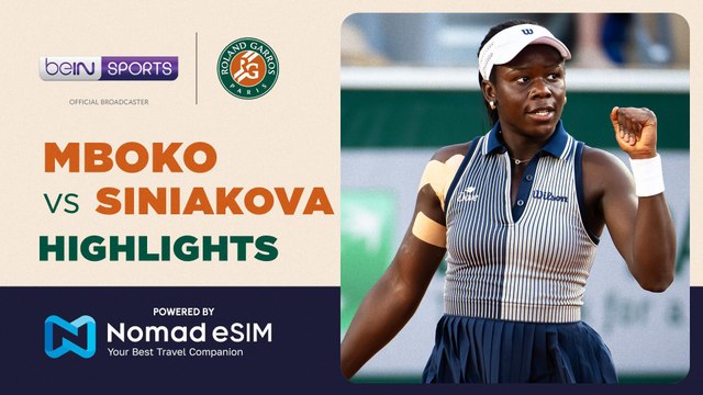 Victoria Mboko vs Kateřina Siniaková | Roland-Garros 2026 | Match Highlights