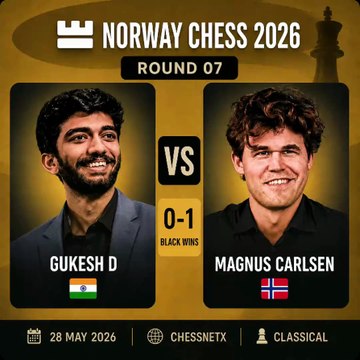 Magnus Carlsen Defeats Gukesh in a Powerful Norway Chess 2026 Clash 🔥#norwaychess #magnuscarlsen #gukesh #chess #chessnetx
