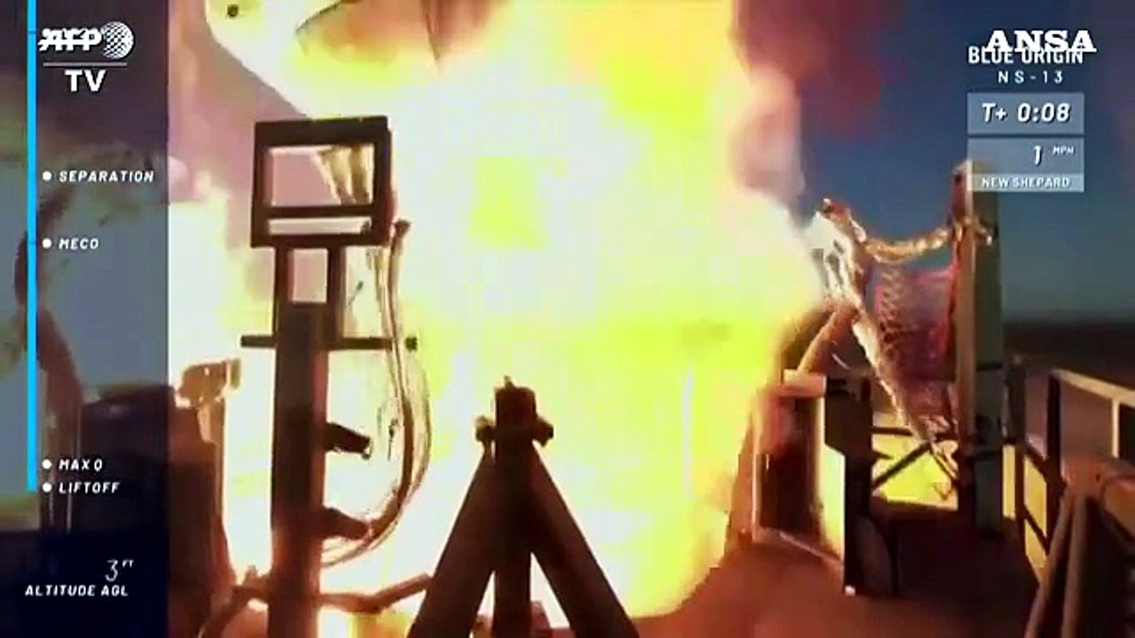 Primo volo del New Shepard, razzo per il turismo spaziale