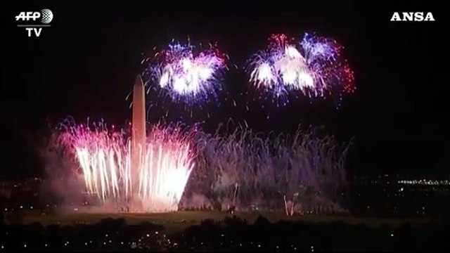Usa 2020, si chiude la Convention Repubblicana tra i fuochi d'artificio