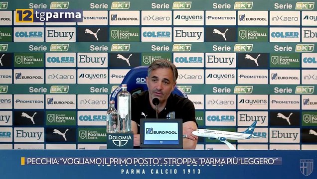 PECCHIA: VOGLIAMO IL PRIMO POSTO . STROPPA: PARMA PIÙ 'LEGGERO' | PECCHIA: VOGLIAMO IL PRIMO POSTO . STROPPA: PARMA PIÙ 'LEGGERO'