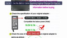 19.5V 7.7A PA-5M10 150W Gaming Laptop Charger for Dell Alie... -- Top Pick 2026 | Unbeatable Price!