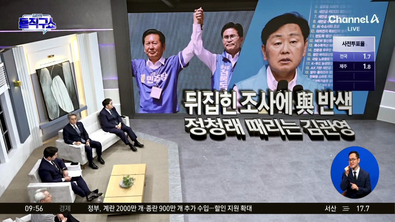 선거 막판 요동치는 ‘격전지’ 전북 판세…여론조사 두고 공방