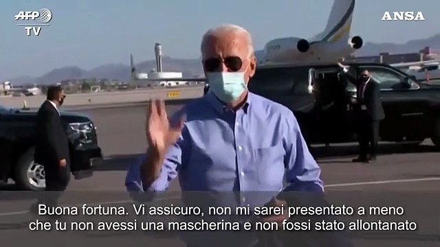 Usa 2020, Biden Non mi sarei presentato a meno che non avesse una mascherina