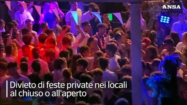 Covid, nuovo dpcm: divieto di feste private e stretta sulla movida
