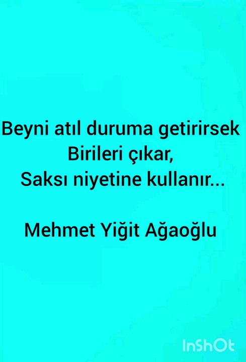 beyin ucuz olmamalı...
