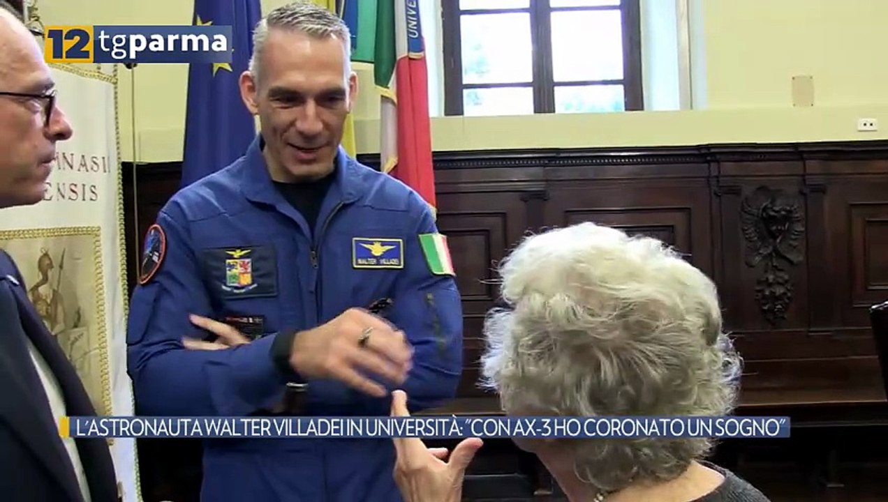 L'ASTRONAUTA WALTER VILLADEI IN UNIVERSITÀ: "CON AX-3 HO CORONATO UN SOGNO" | L'ASTRONAUTA WALTER VILLADEI IN UNIVERSITÀ: "CON AX-3 HO CORONATO UN SOGNO"