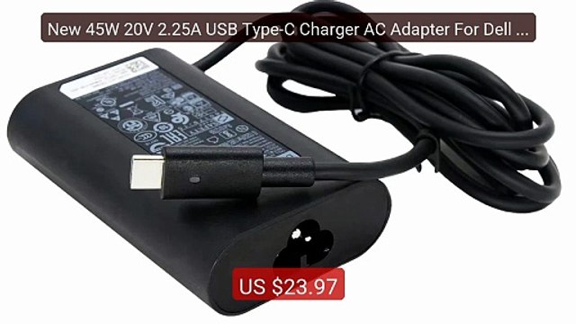 New 45W 20V 2.25A USB Type-C Charger AC Adapter For Dell Laptop HA... Best Deal 2026 | Shop Now!