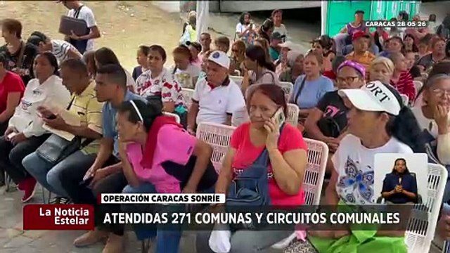 Más de 270 comunas y circuitos comunales han sido favorecidas con la Operación Caracas Sonríe