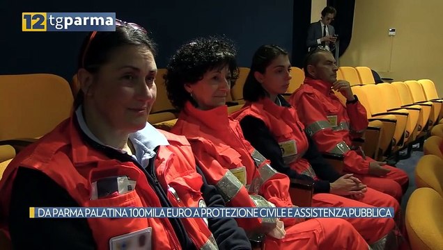 DA PARMA PALATINA 100MILA EURO A PROTEZIONE CIVILE E ASSISTENZA PUBBLICA | DA PARMA PALATINA 100MILA EURO A PROTEZIONE CIVILE E ASSISTENZA PUBBLICA