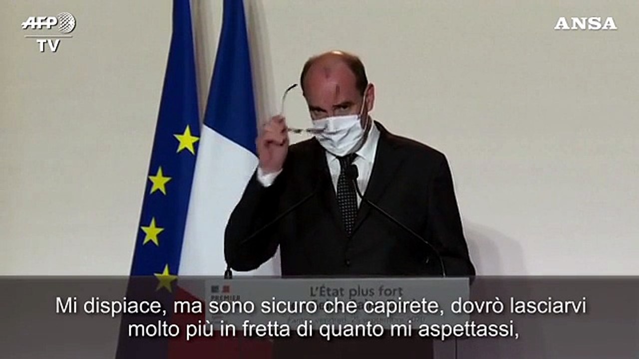 Attentato a Parigi, Castex costretto ad abbandonare la conferenza