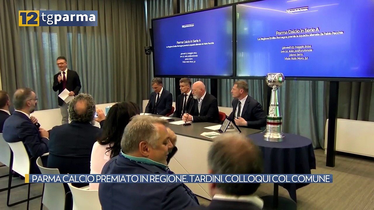 PARMA CALCIO PREMIATO IN REGIONE. TARDINI, COLLOQUI COL COMUNE | PARMA CALCIO PREMIATO IN REGIONE. TARDINI, COLLOQUI COL COMUNE