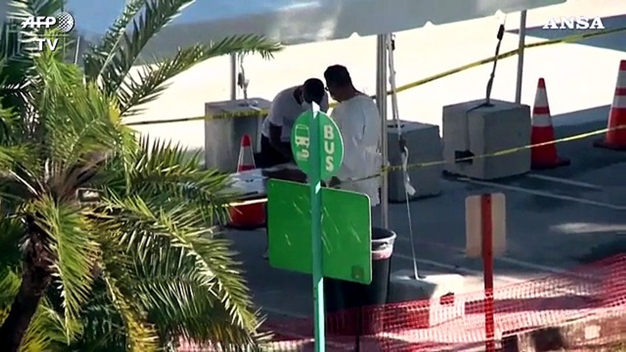 Coronavirus, a Miami allestito un drive in per test rapidi