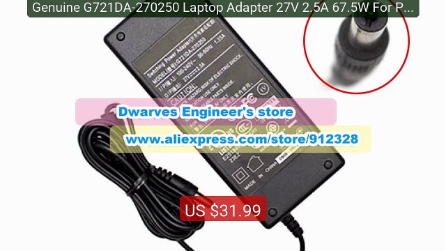 Genuine G721DA-270250 Laptop Adapter 27V 2.5A 67.5W For Philips HTS... Top Rated 2026 | Buy Now!