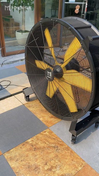 Mingletec BLDC motor heavy duty drum fan #mingletec #ventilation #gym #stadium #heavyduty
