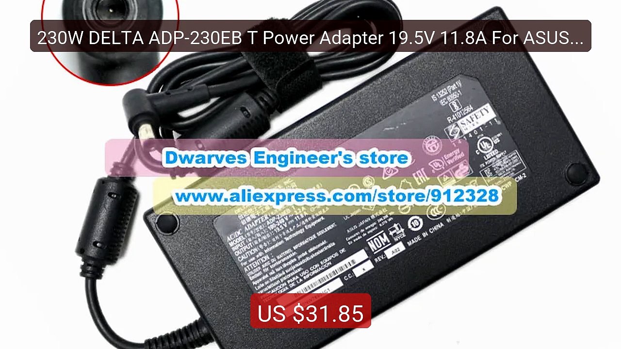 230W DELTA ADP-230EB T Power Adapter 19.5V 11.8A For ASUS ROG ... -- Hot Deal 2026 | Limited Offer!