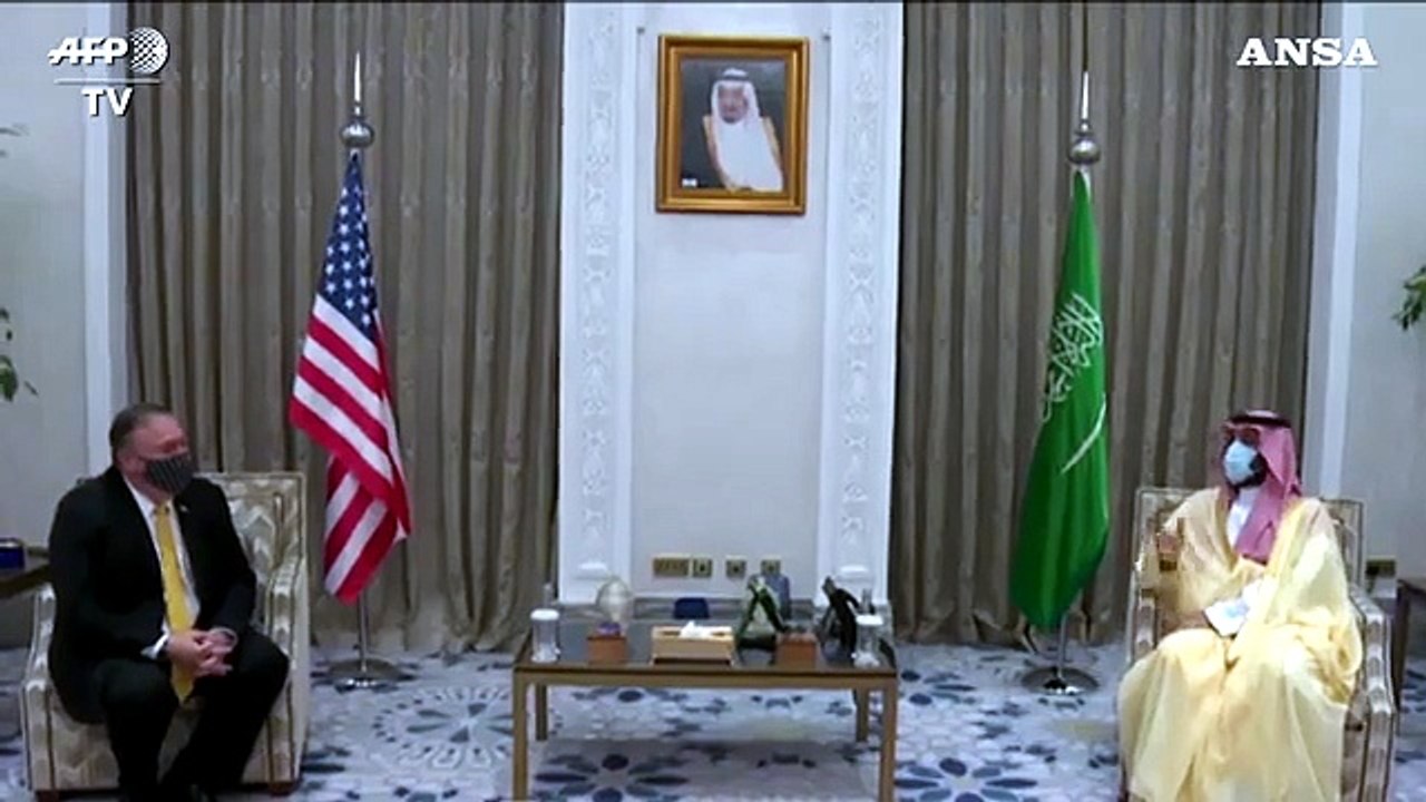 Il segretario di Stato Usa Pompeo incontra il principe saudita Mohammed bin Salman
