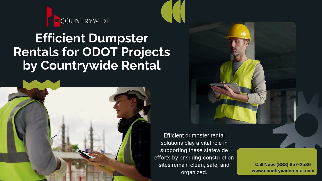 Efficient Dumpster Rentals for ODOT Projects by Countrywide Rental