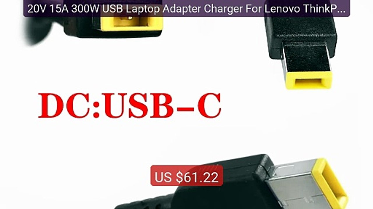 20V 15A 300W USB Laptop Adapter Charger For Lenovo ThinkPad R9... -- Hot Deal 2026 | Limited Offer!