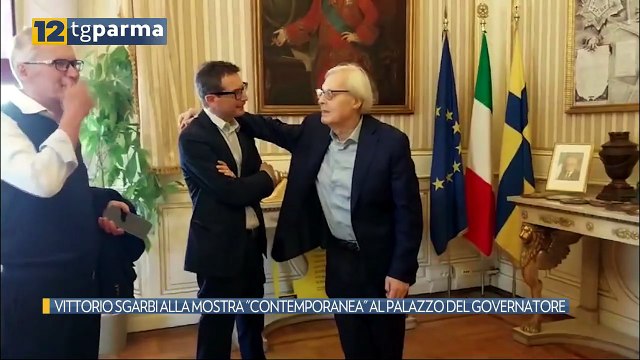 VITTORIO SGARBI ALLA MOSTRA CONTEMPORANEA AL PALAZZO DEL GOVERNATORE | VITTORIO SGARBI ALLA MOSTRA CONTEMPORANEA AL PALAZZO DEL GOVERNATORE