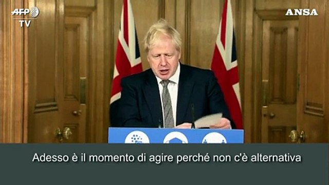 Gb, Johnson annuncia il lockdown nazionale