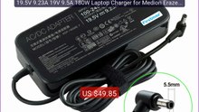 19.5V 9.23A 19V 9.5A 180W Laptop Charger for Medion Erazer X15... -- Best Buy 2026 | Great Quality!