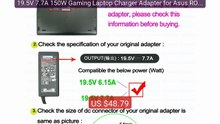 19.5V 7.7A 150W Gaming Laptop Charger Adapter for Asus ROG St... -- Amazing Value 2026 | Must Have!