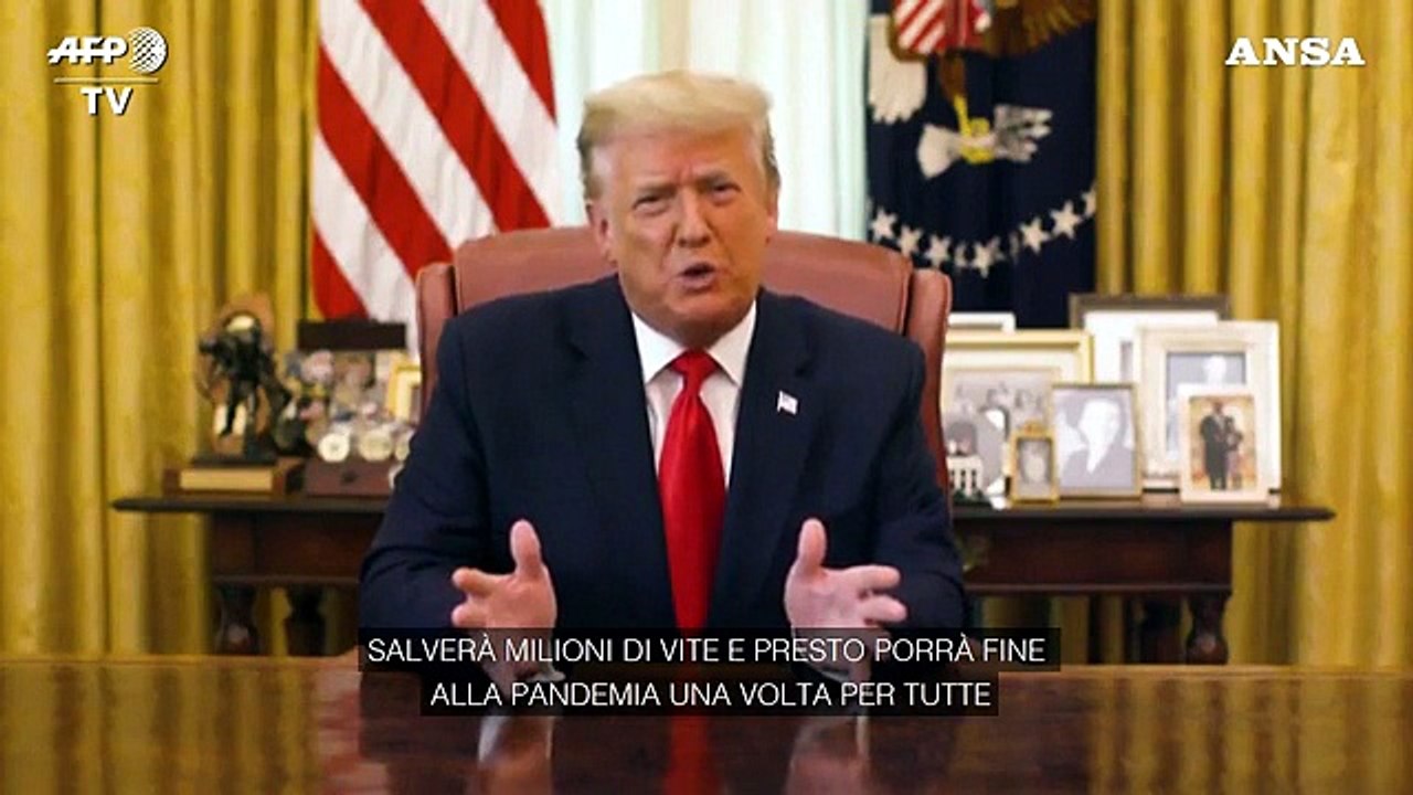 Covid, Trump: "Compiuto miracolo medico, prime vaccinazioni tra meno di 24 ore"