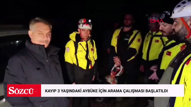 Yozgat’ta kayıp 3 yaşındaki Aybüke için arama çalışması başlatıldı
