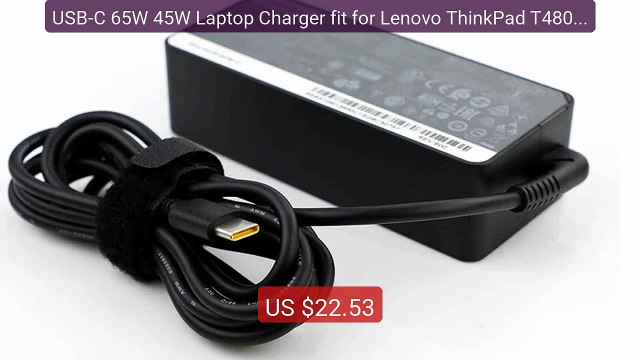 USB-C 65W 45W Laptop Charger fit for Lenovo ThinkPad T480 T490 T580... Top Rated 2026 | Buy Now!