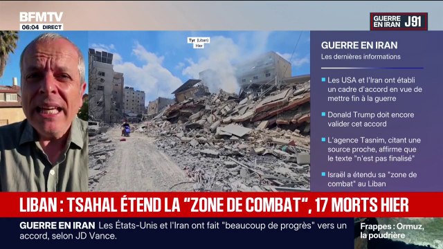 Guerre au Moyen-Orient: Israël étend la zone de combat et poursuit ses frappes dans le sud du Liban, 17 morts hier