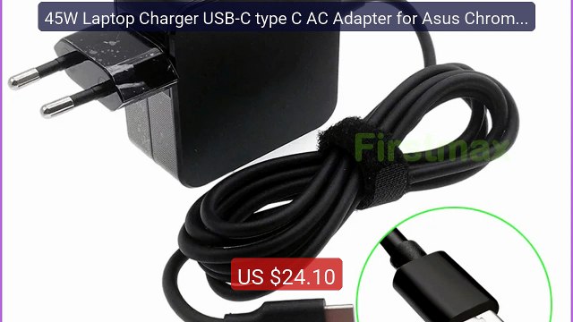 45W Laptop Charger USB-C type C AC Adapter for Asus Chromebook C424... Top Rated 2026 | Buy Now!