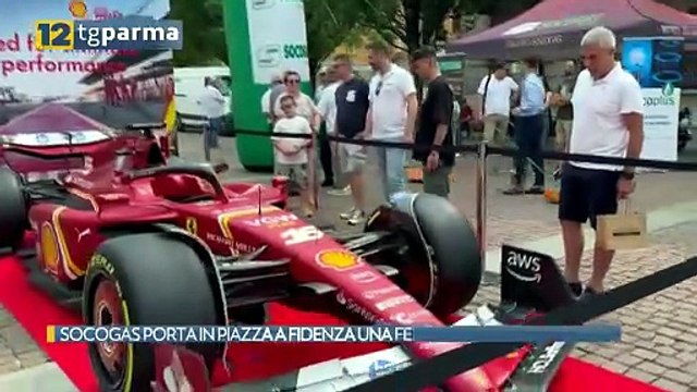 SOCOGAS PORTA IN PIAZZA A FIDENZA UNA FERRARI DA FORMULA 1 | SOCOGAS PORTA IN PIAZZA A FIDENZA UNA FERRARI DA FORMULA 1
