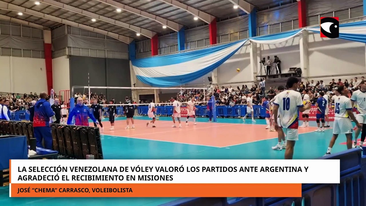 La Selección venezoana de vóley valoró los partidos ante Argentina y agradeció el recibimiento