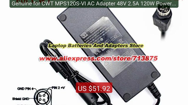 Genuine for CWT MPS120S-VI AC Adapter 48V 2.5A 120W Power Supply M... Best Deal 2026 | Shop Now!