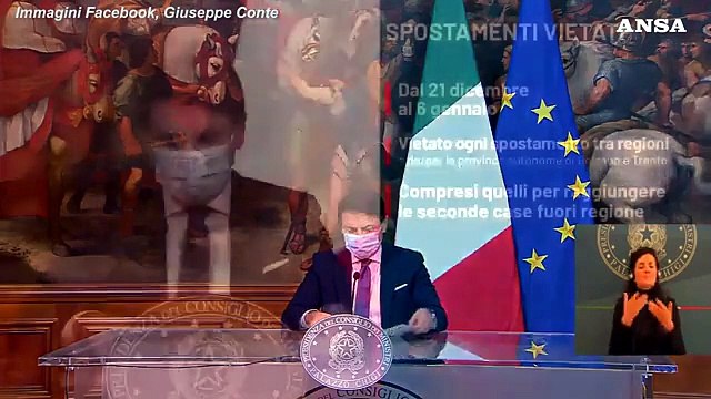 Dl Natale, Conte: Italia Zona rossa nei giorni festivi e prefestivi