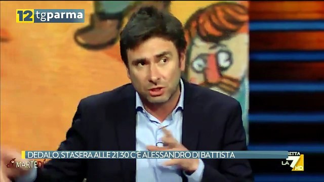 DEDALO, STASERA ALLE 21.30 C'È ALESSANDRO DI BATTISTA | DEDALO, STASERA ALLE 21.30 C'È ALESSANDRO DI BATTISTA