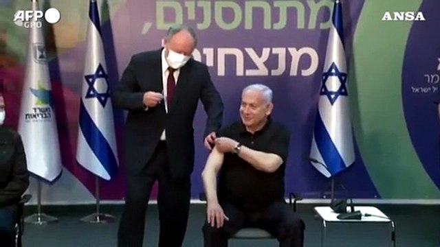 Israele, Netanyahu riceve la seconda dose della Pfizer-BioNTech