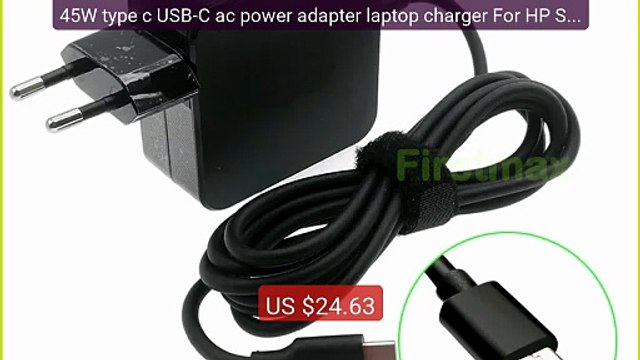 45W type c USB-C ac power adapter laptop charger For HP Spectre 13... Best Deal 2026 | Shop Now!