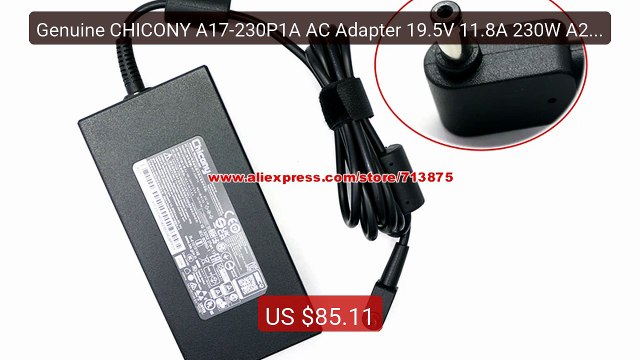 Genuine CHICONY A17-230P1A AC Adapter 19.5V 11.8A 230W A230... Top Pick 2026 | Unbeatable Price!