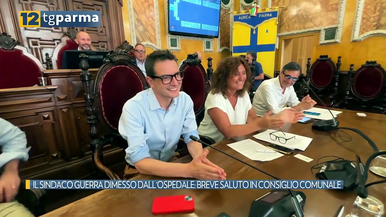 IL SINDACO GUERRA DIMESSO DALL'OSPEDALE: BREVE SALUTO IN CONSIGLIO COMUNALE | IL SINDACO GUERRA DIMESSO DALL'OSPEDALE: BREVE SALUTO IN CONSIGLIO COMUNALE