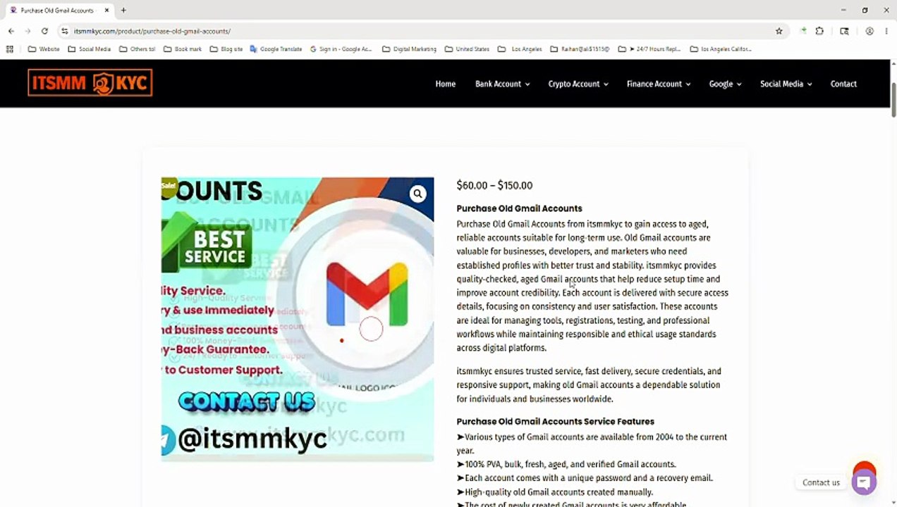 Active Developer-Rea Purchase Old Gmail Accounts {PVA Supply ....