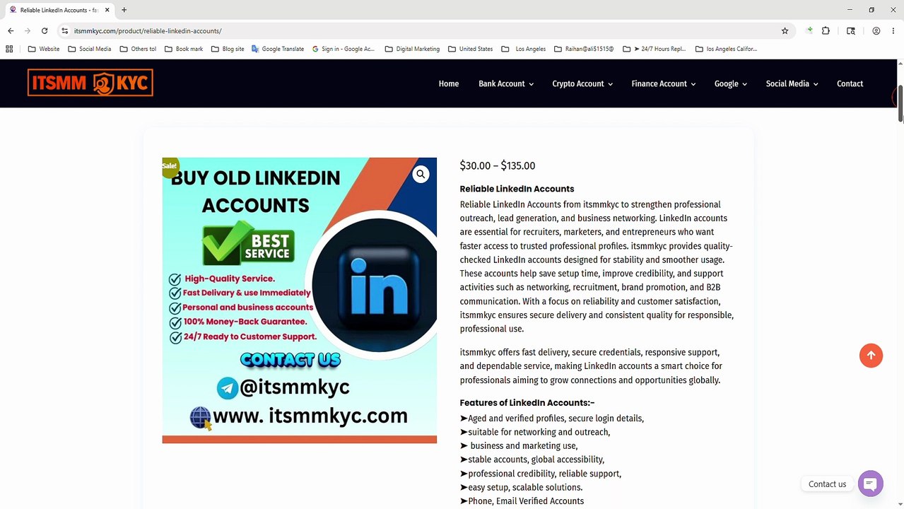 Buying LinkedIn Accounts: The itsmmkyc Guide for 2026