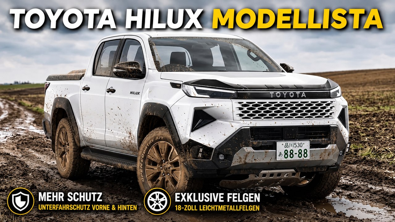 Toyota Hilux Modellista zeigt stylischen Mix aus City und Abenteuer