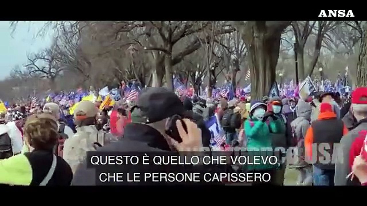 Usa, intervista al reporter che ha ripreso l'irruzione al Campidoglio