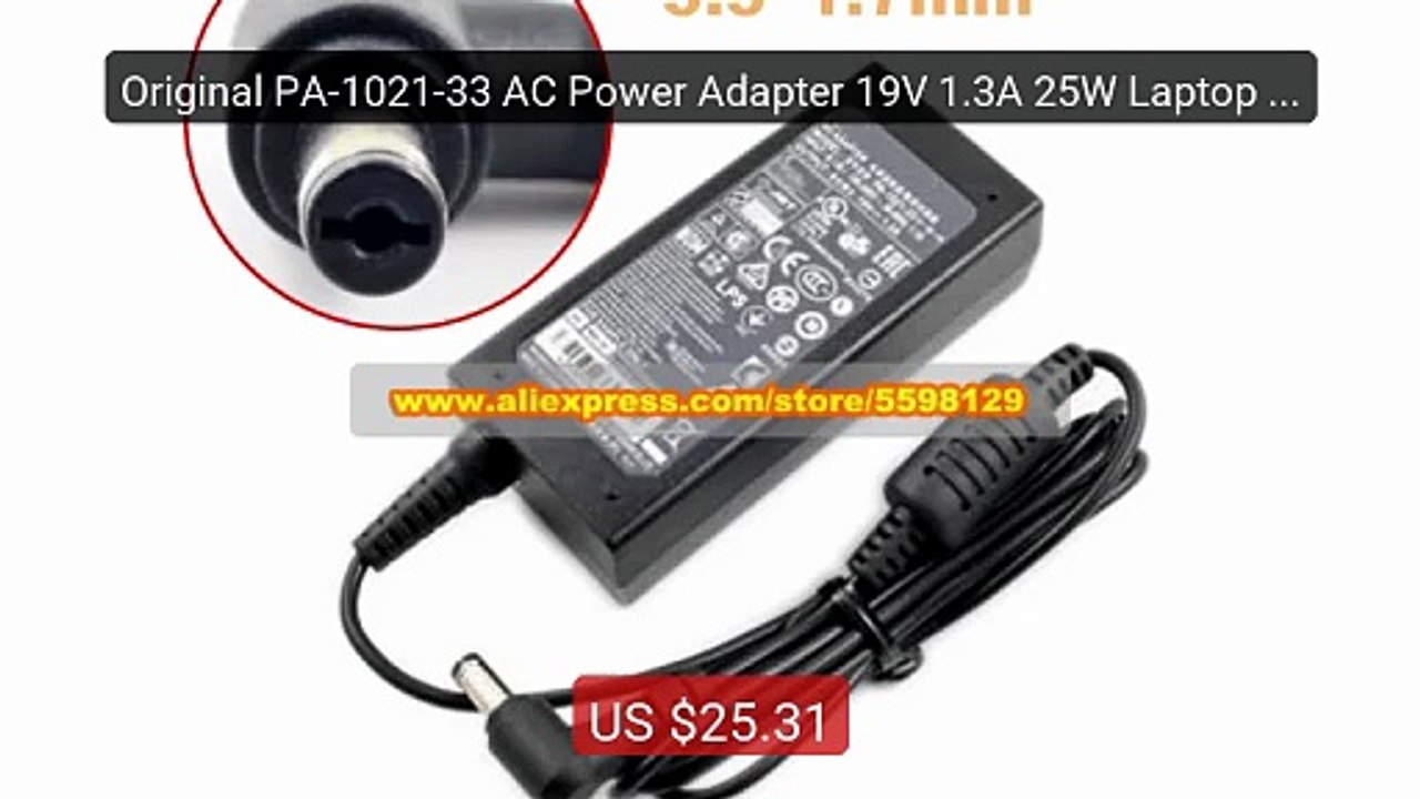 Original PA-1021-33 AC Power Adapter 19V 1.3A 25W Laptop Charg... -- Best Buy 2026 | Great Quality!