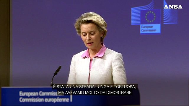 Brexit, l'annuncio della von der Leyen: Trattativa difficile ma trovato l'accordo