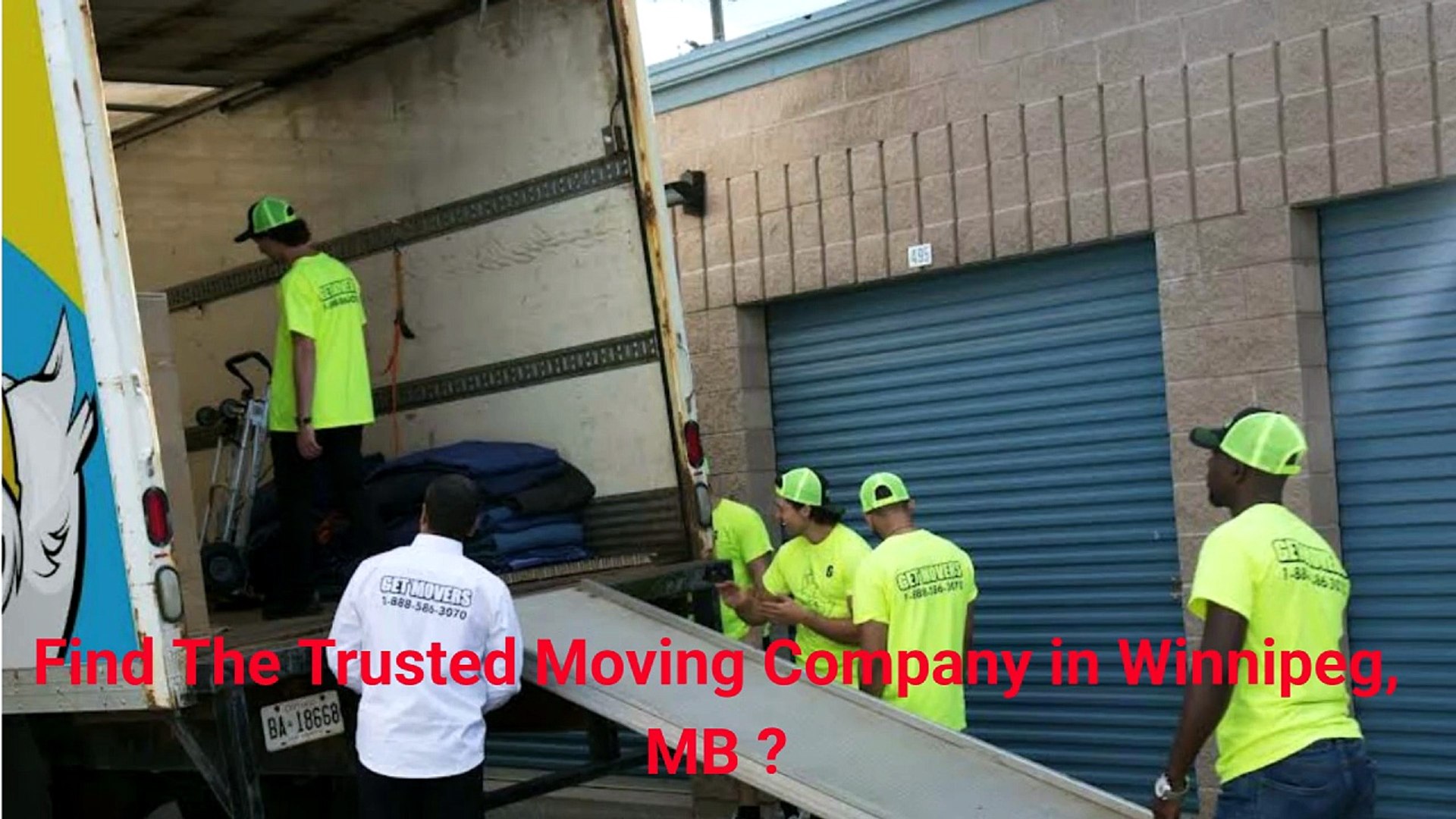 Get Movers - Trusted Moving Company in Winnipeg, MB
